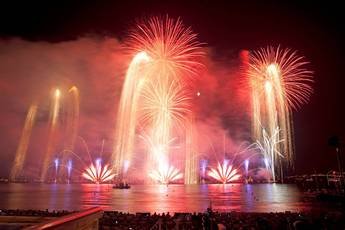 Nizza francia riviéra - tűzijáték fesztivál, Cannes