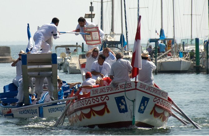Utazás lakóautóval Béziers - joute languédocienne