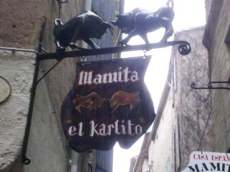 Utazás lakóautóval Béziers - Pezenas étterem cégér