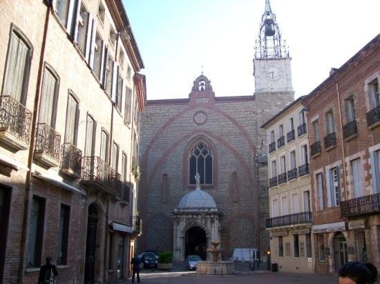 Úton Spanyolország felé - katalán földön 27 Úton Spanyolország felé - Perpignan katedrális külső