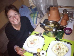 A karácsonyi vacsora tálalva!