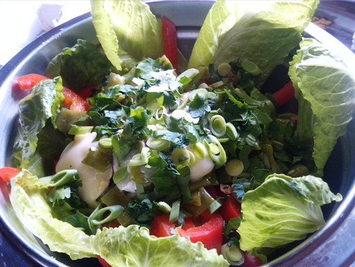 Saláták hidegen, melegen, télen-nyáron 3 Saláták hidegen, melegen: kecskesajtos zöldbabos saláta