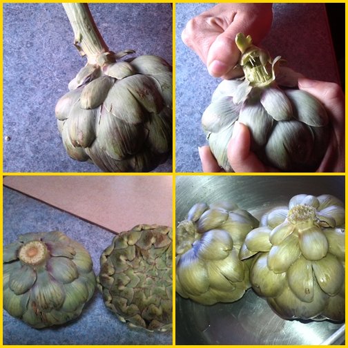 Articsóka 1 articsóka előkészítés és főzés