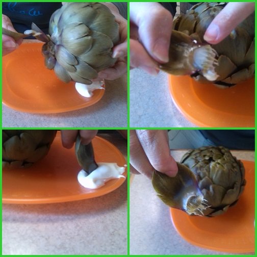 Articsóka 3 Articsóka evés lépésenként fotókkal