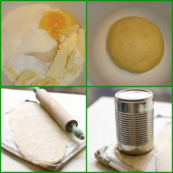 Almás pite konzervdobozban - a tészta készítése lepésről lépésre