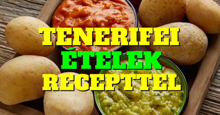 Tenerifei ételek – Papas arrugadas con mojo