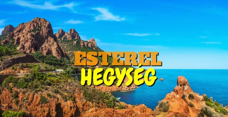 Massif de l’Esterel hegység vörös sziklái